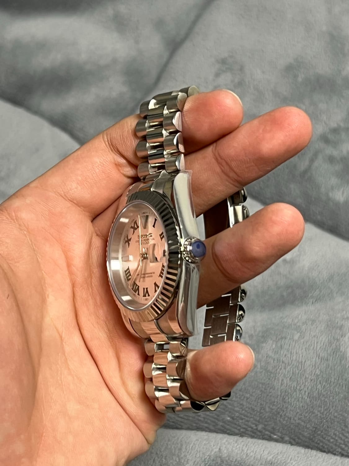 세이코 데이트저스트 흰판 커스텀 상품이미지4