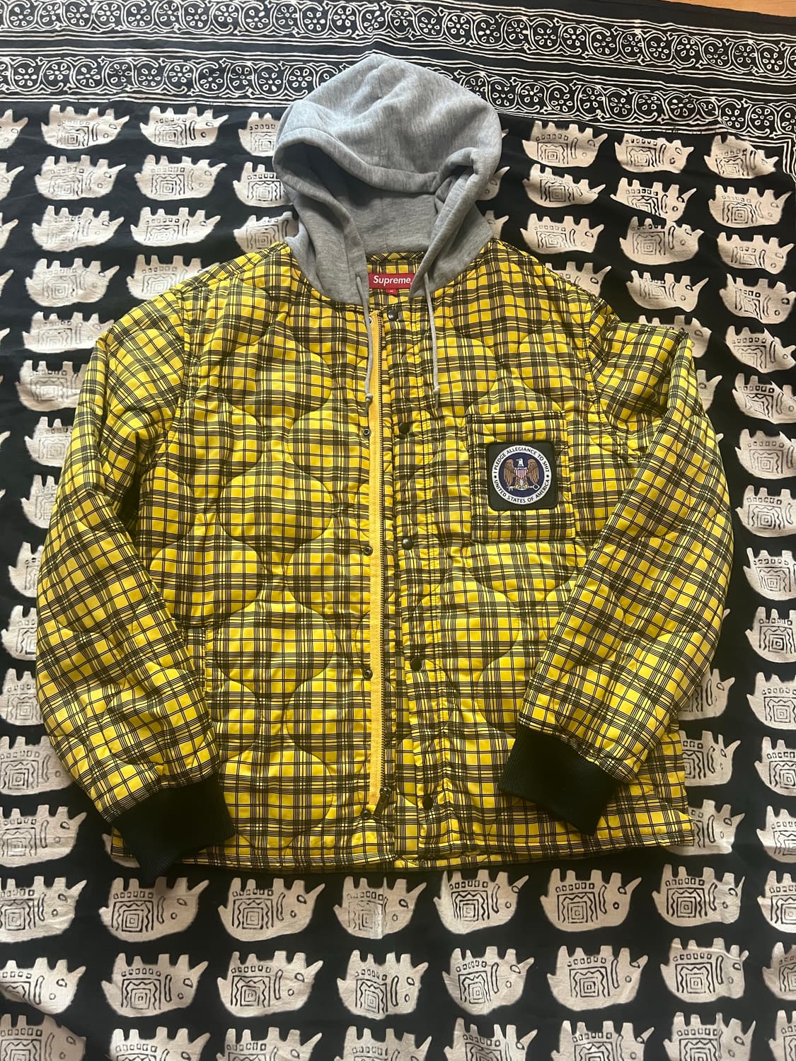 Supreme 슈프림 17fw 퀄티드 라이너 후드 자켓 상품이미지3