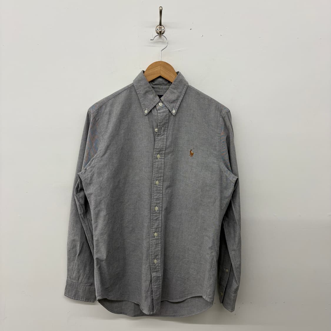 폴로 랄프로렌 옥스포드 셔츠 회색 남성 M 상품이미지1