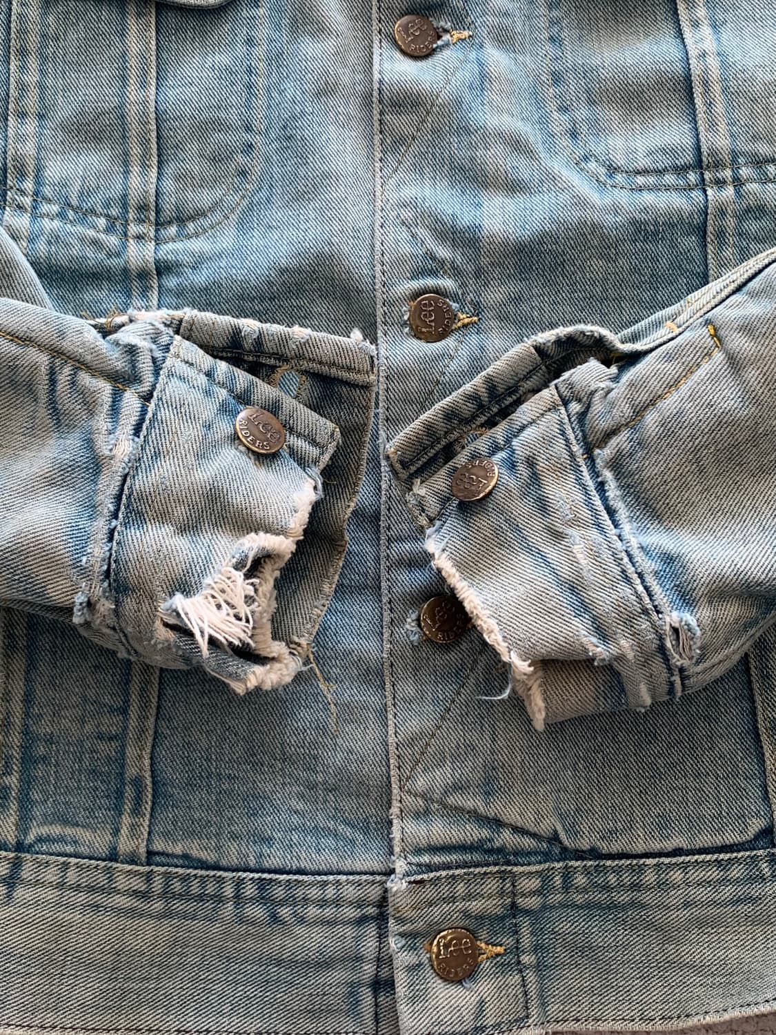 70s Lee Riders 스톰라이터 101-LJ 데님 트러커 자켓 상품이미지8