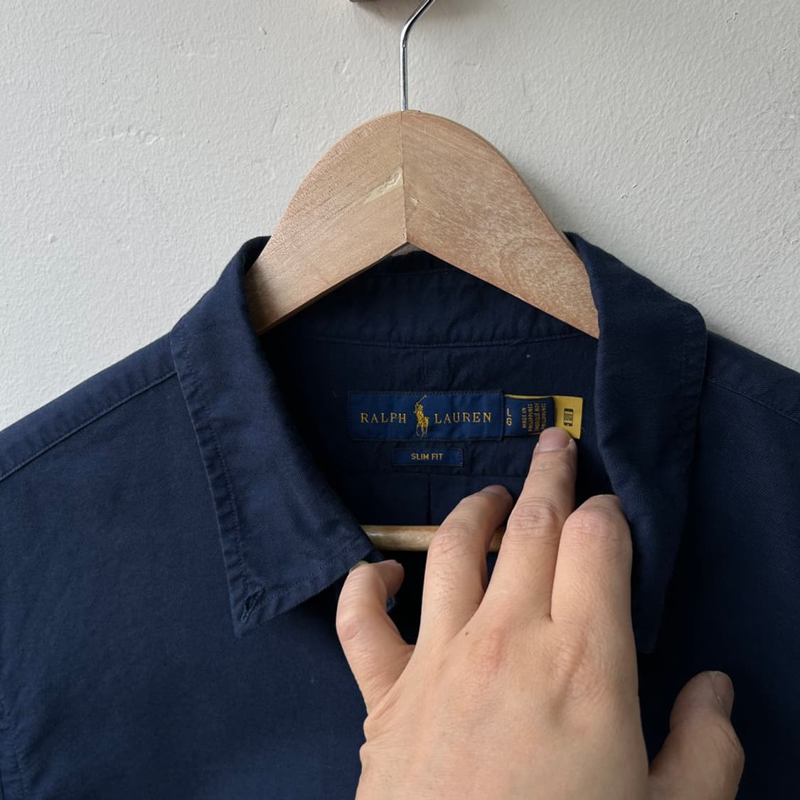 16412 - 폴로 랄프로렌 네이비 셔츠 상품이미지3