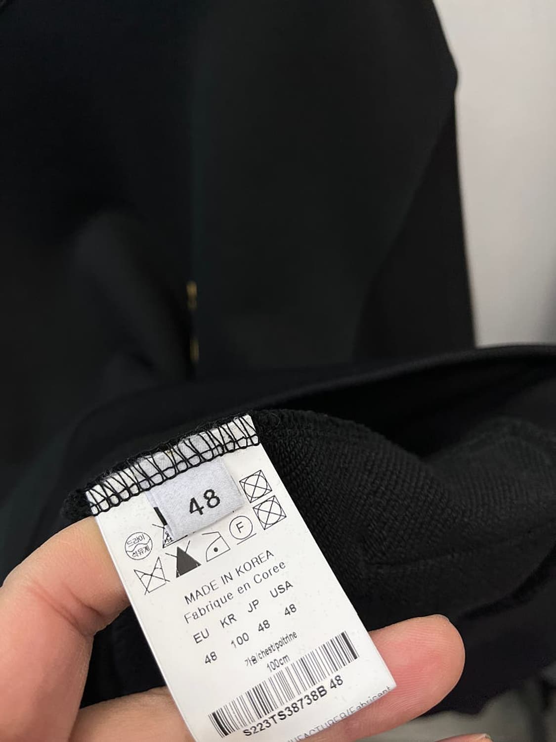 100) 솔리드옴므 로고 오버 맨투맨  상품이미지8