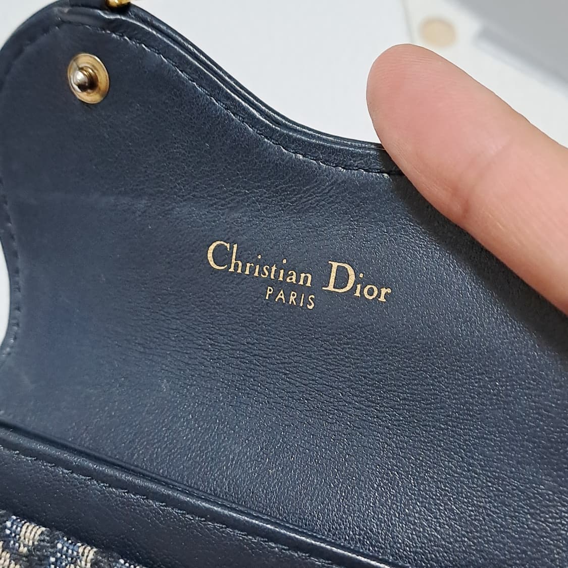 [정품/영수증풀세트] 디올 새들 오블리크 자카드 카드지갑, 디올지갑 상품이미지6