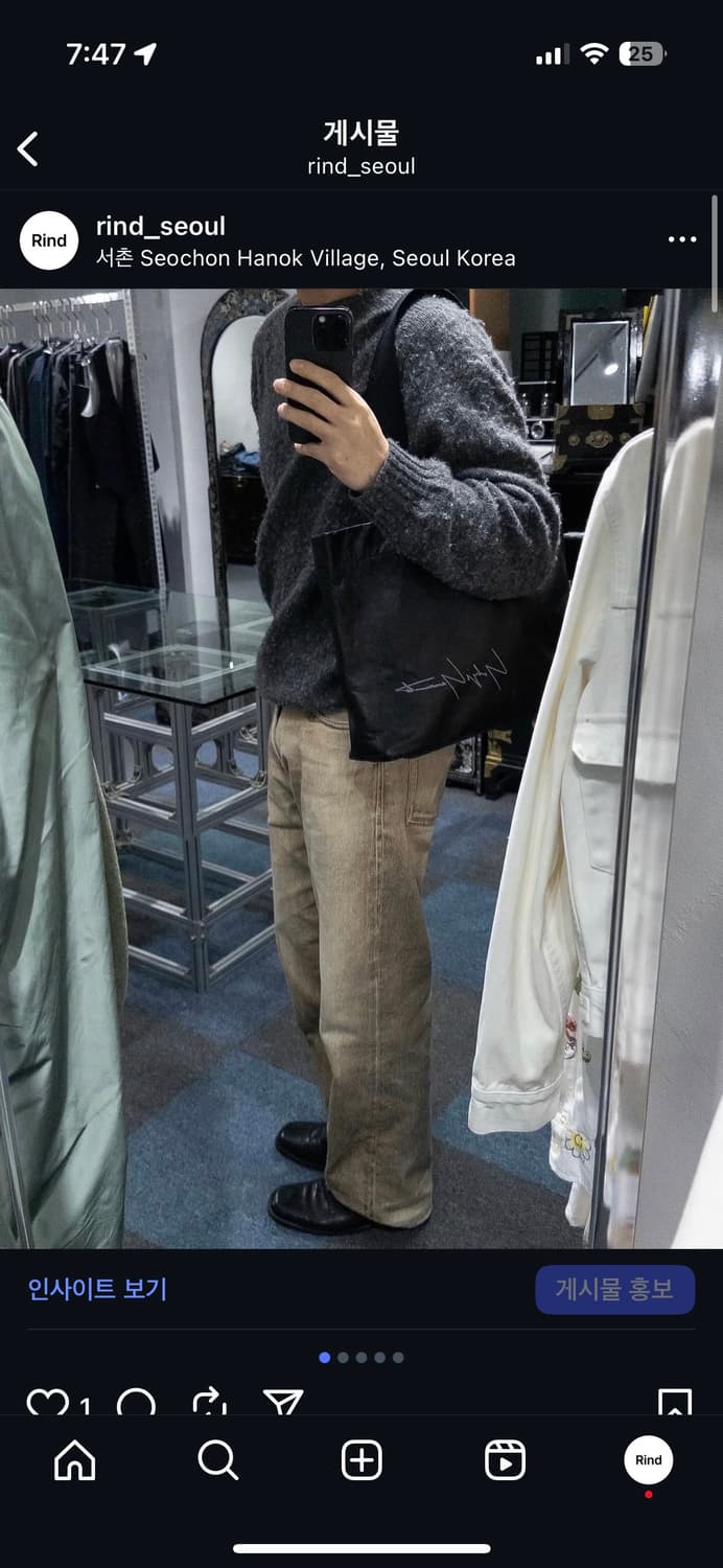 Yohji Yamamoto Tote Bag 상품이미지6