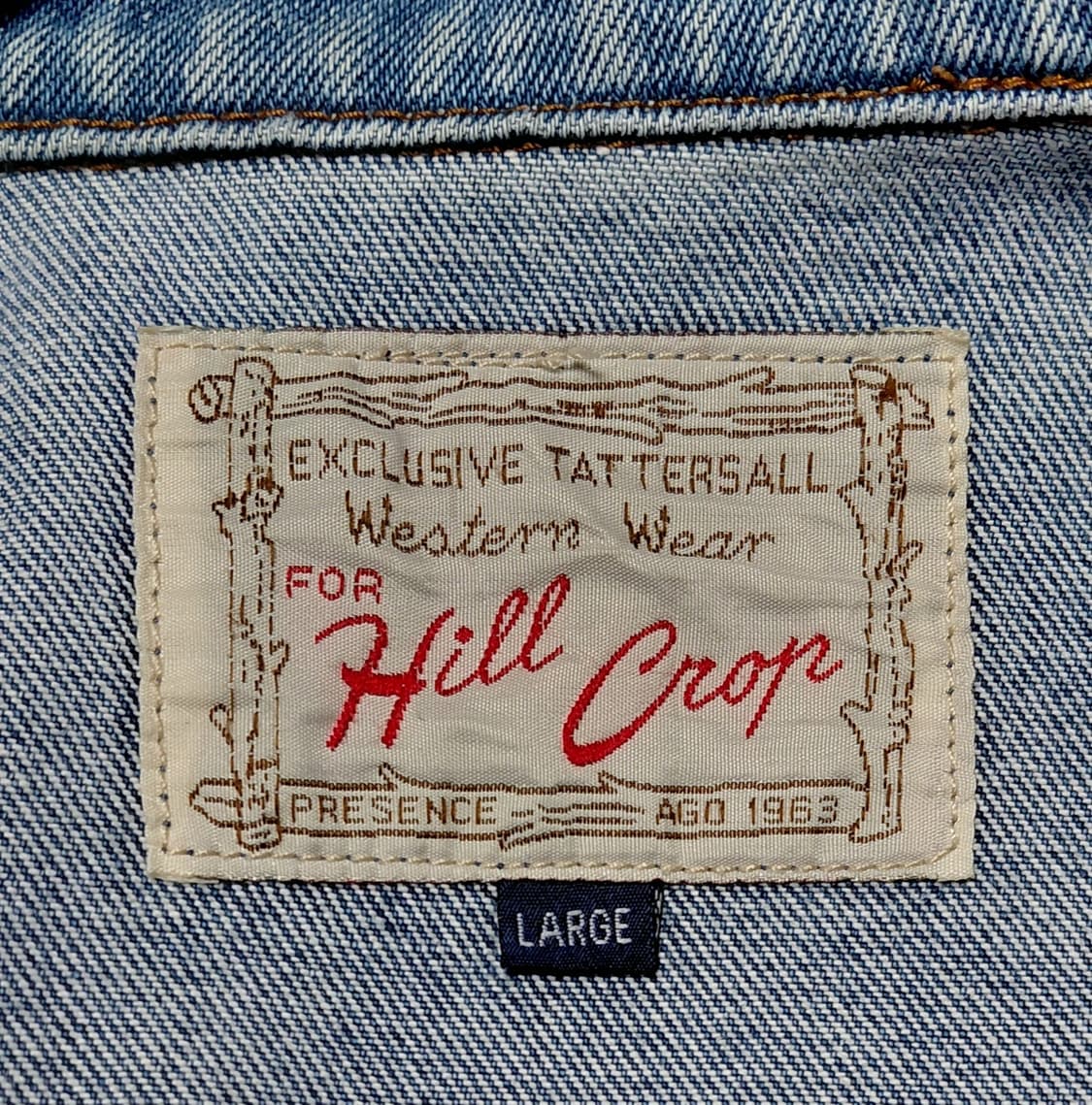 [L] Hill Crop 힐 크롭 3세대 데님 트래커 자켓 상품이미지6