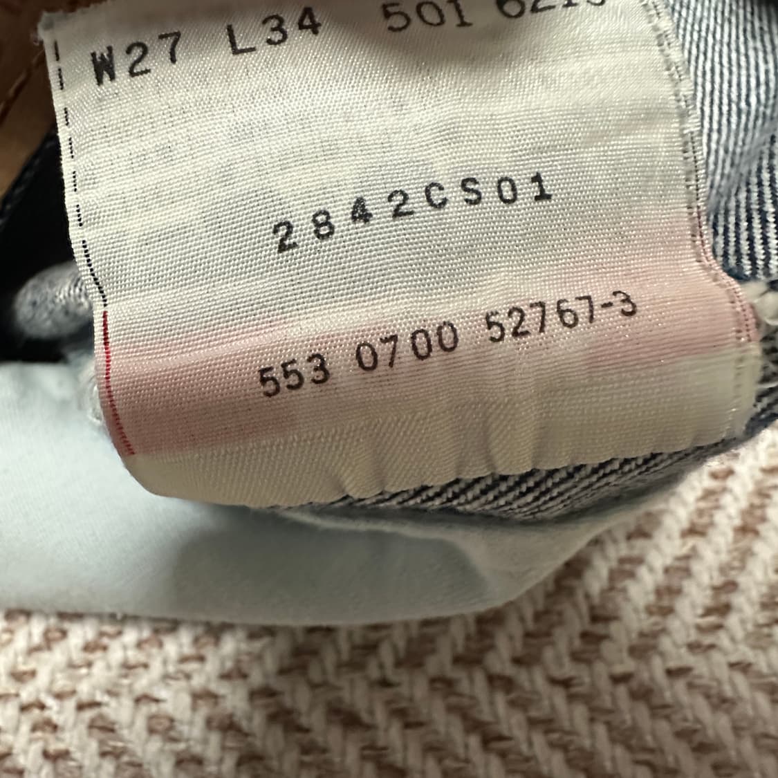 LEVI'S 501 00's usa made denim pants 상품이미지4