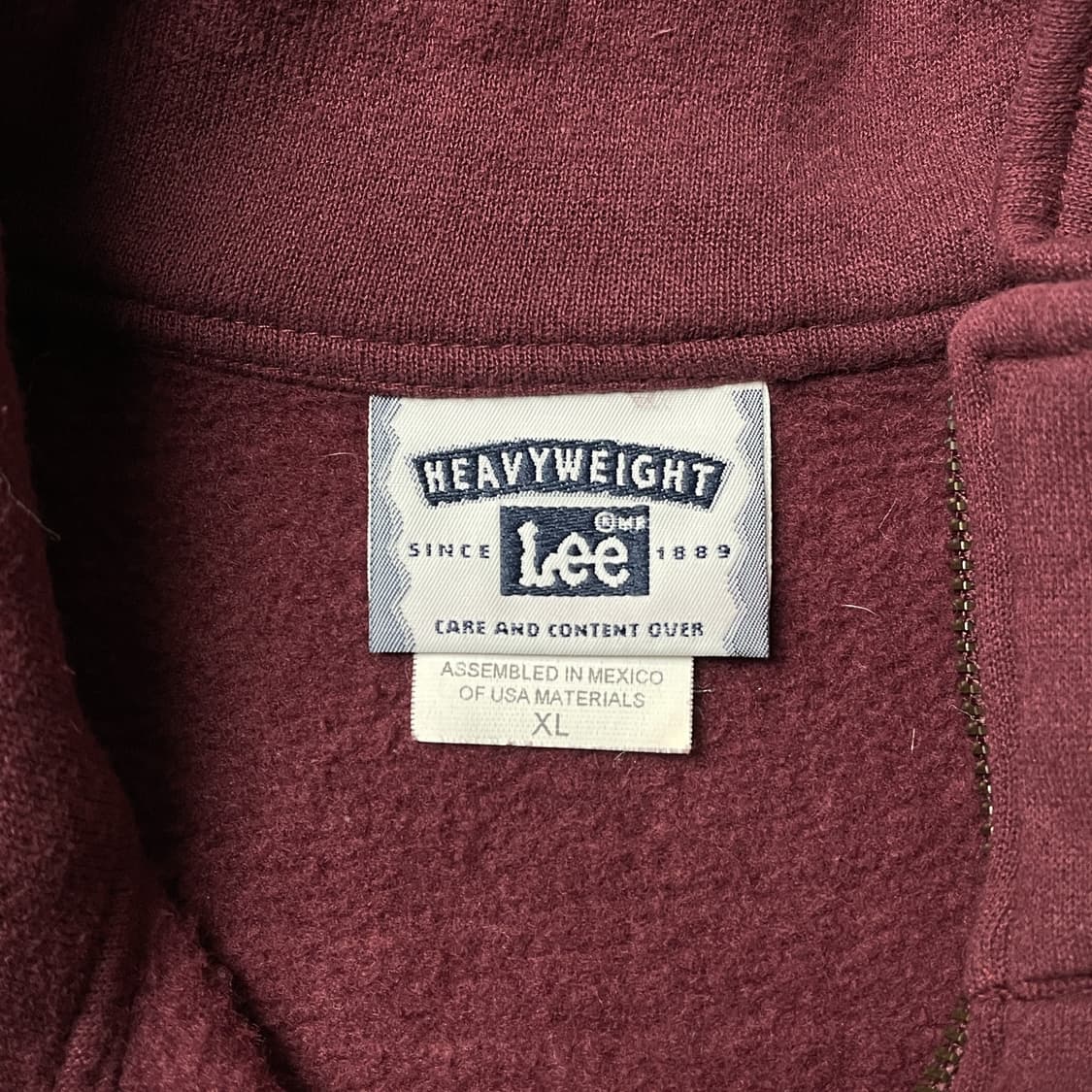 LEE 리 빈티지 와인 코튼 스웨트 셔츠 상품이미지8