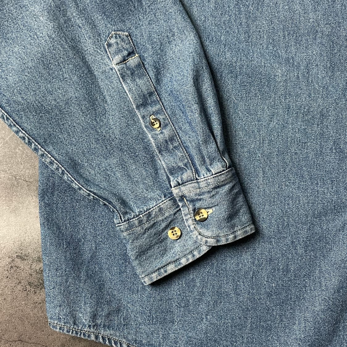 PORT AUTHORITY 빈티지 데님 코튼 셔츠 A00534 상품이미지6