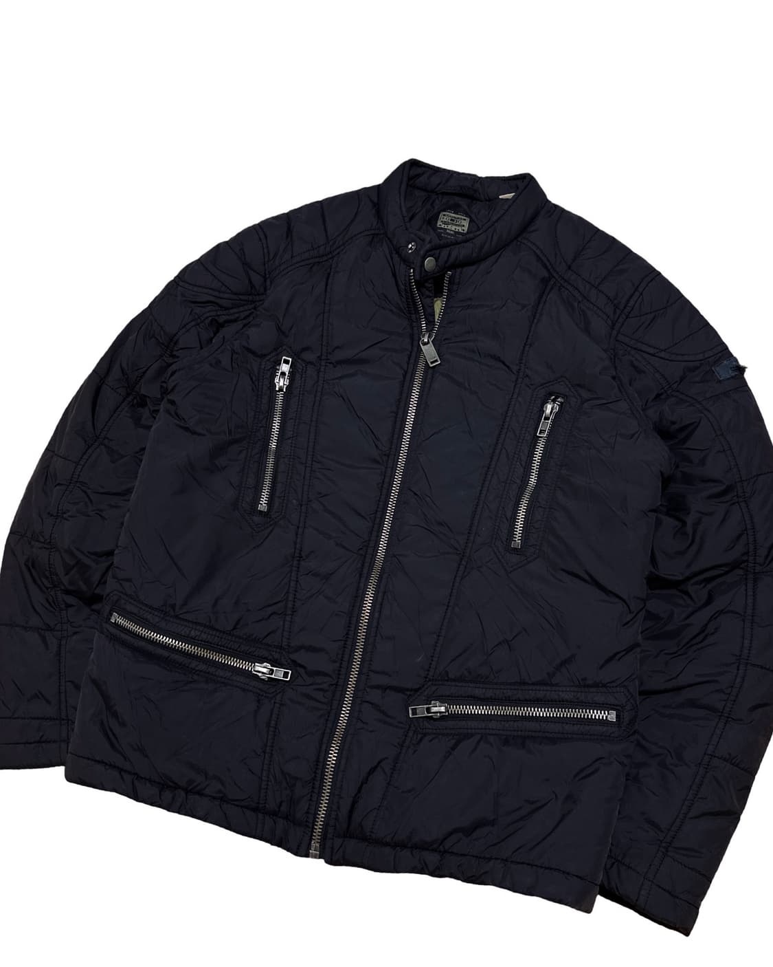 디젤 지퍼 디테일 락시크 패딩 자켓 상품이미지4