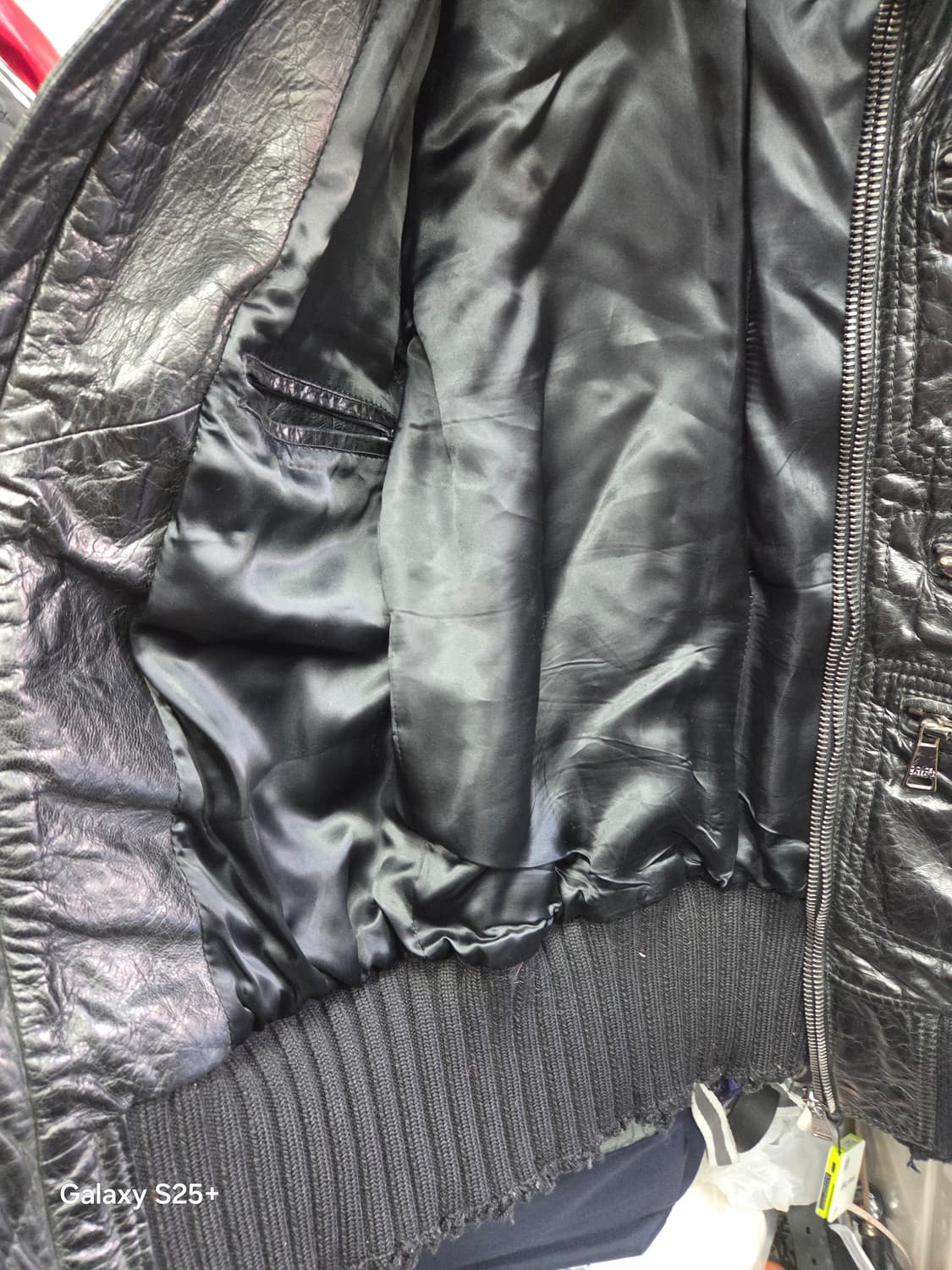 돌체앤 가버나   멀티 지퍼  가죽  자켓 상품이미지6