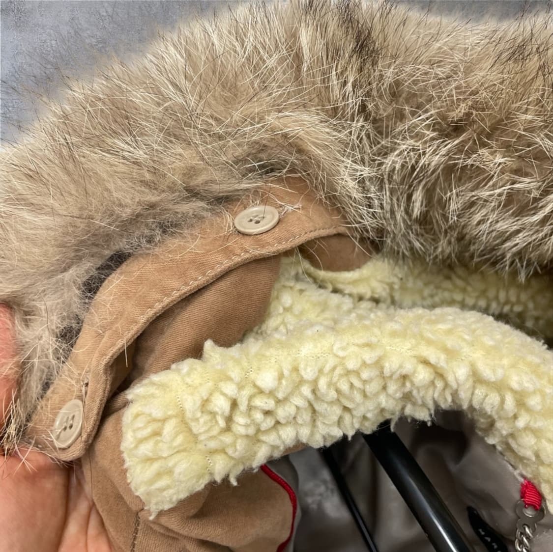 마크바이마크제이콥스  카멜 리얼퍼 후드 코트 자켓 XS 상품이미지10