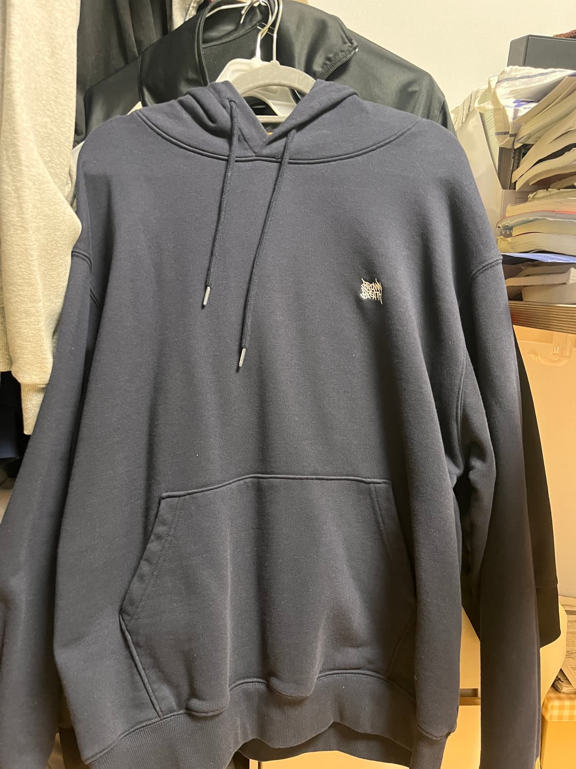 브라운브레스 후드티 네이비 상품이미지1