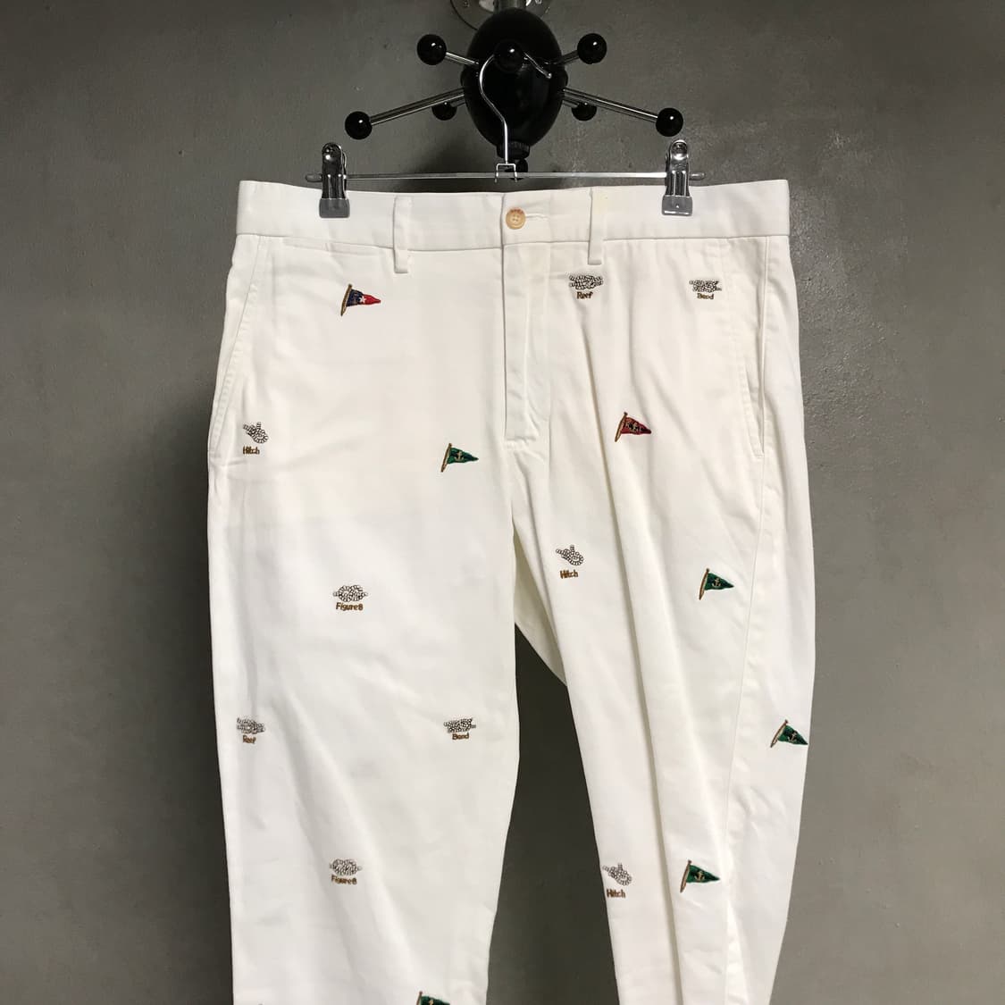 폴로 랄프로렌 멀티 자수 치노 팬츠 화이트 6(W) 상품이미지2