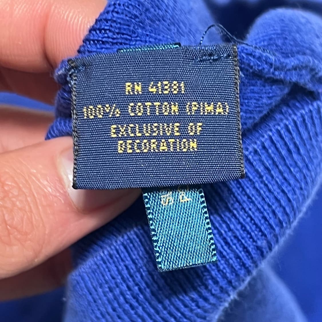 L 폴로랄프로렌 브이넥 니트 상품이미지4