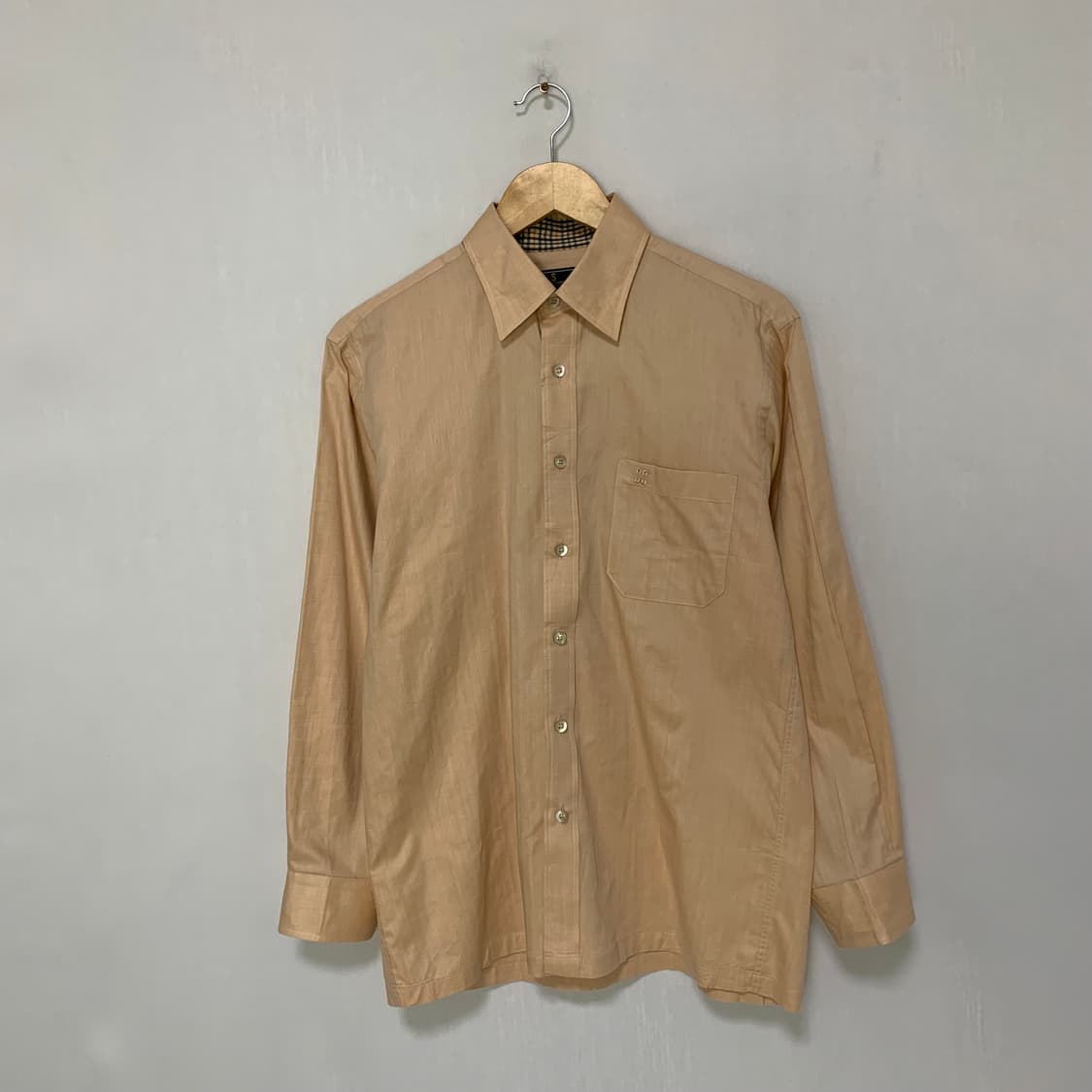 닥스 베이지 빈티지 셔츠 M 남녀공용 상품이미지1