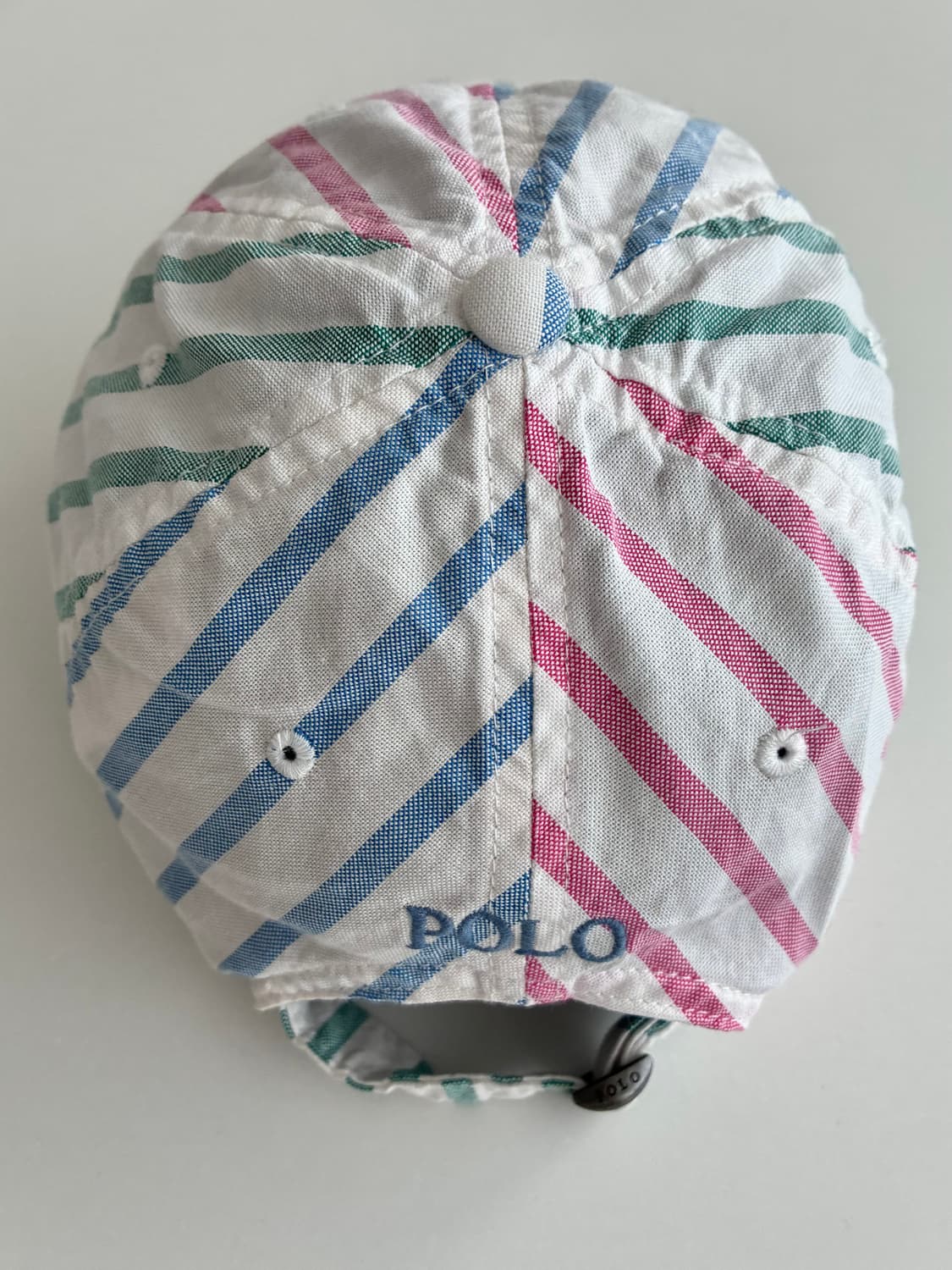 F) 신형 폴로 랄프로렌 옥스포드 스트라이프 볼캡 상품이미지3