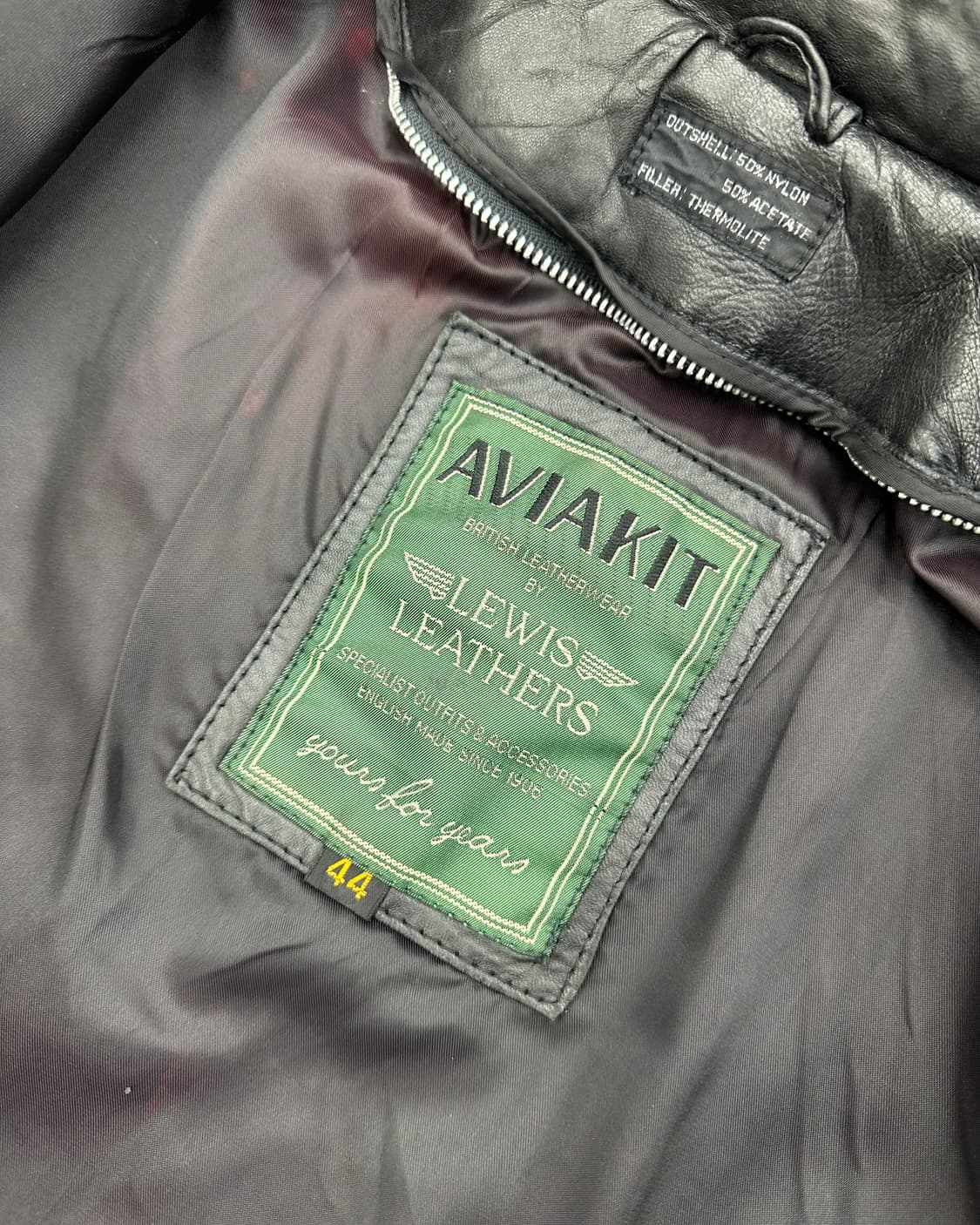 (44)90'S LEWIS LEATHER 가죽자켓-M1521 상품이미지6