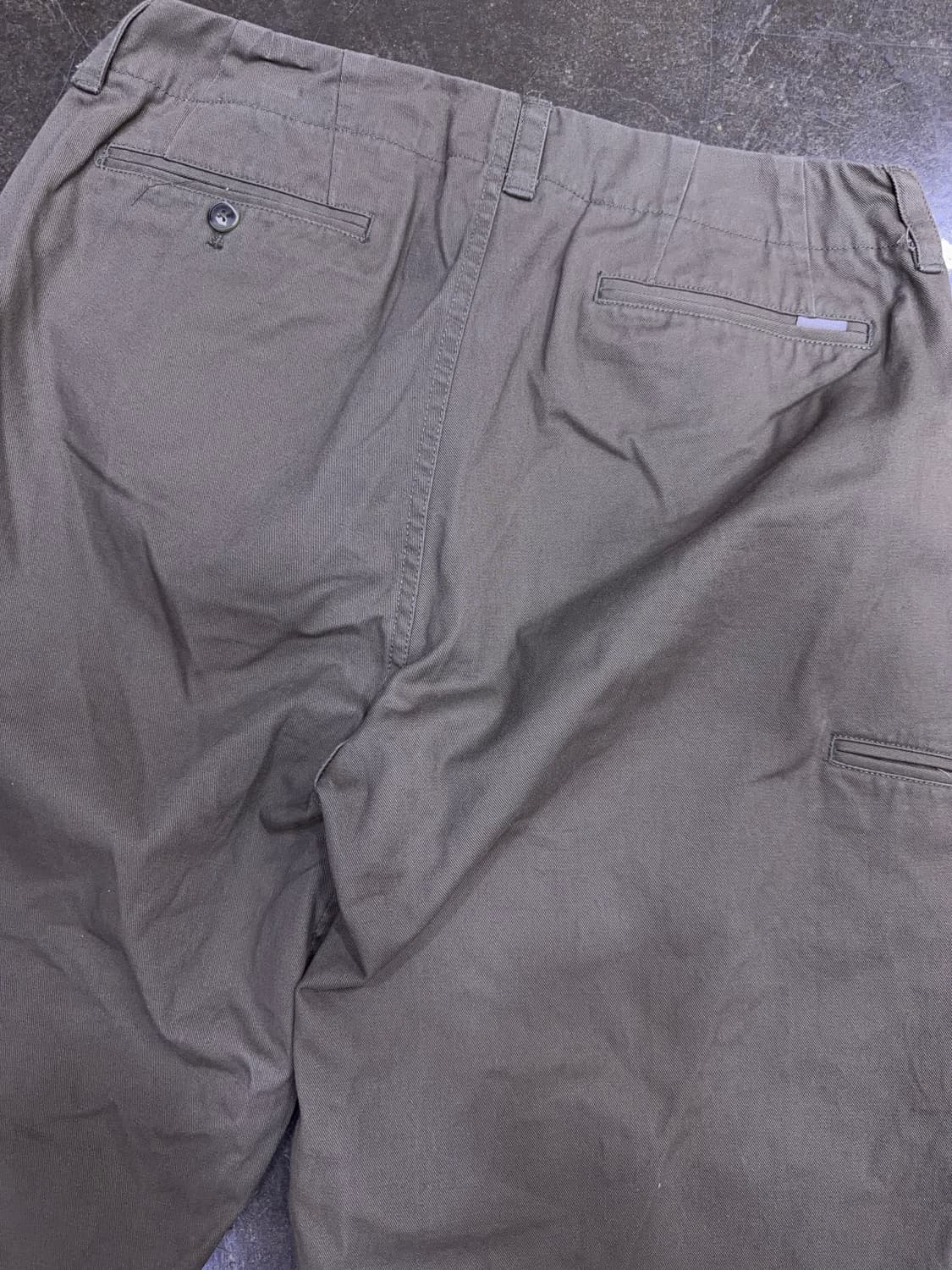 에스피오나지 와이드 오피서 팬츠 올리브 M 상품이미지9