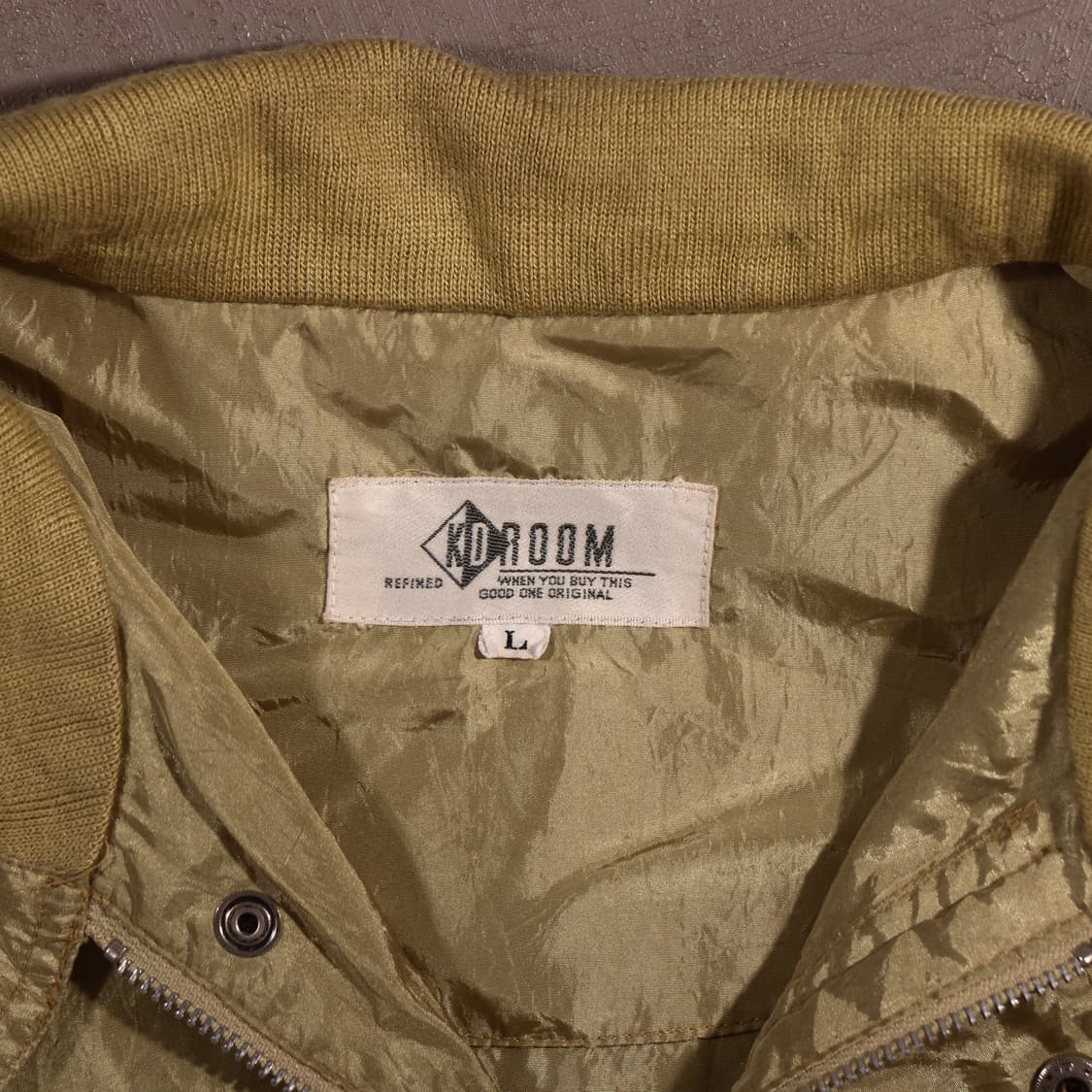 일본빈티지 나일론 블루종 봄버자켓 상품이미지3