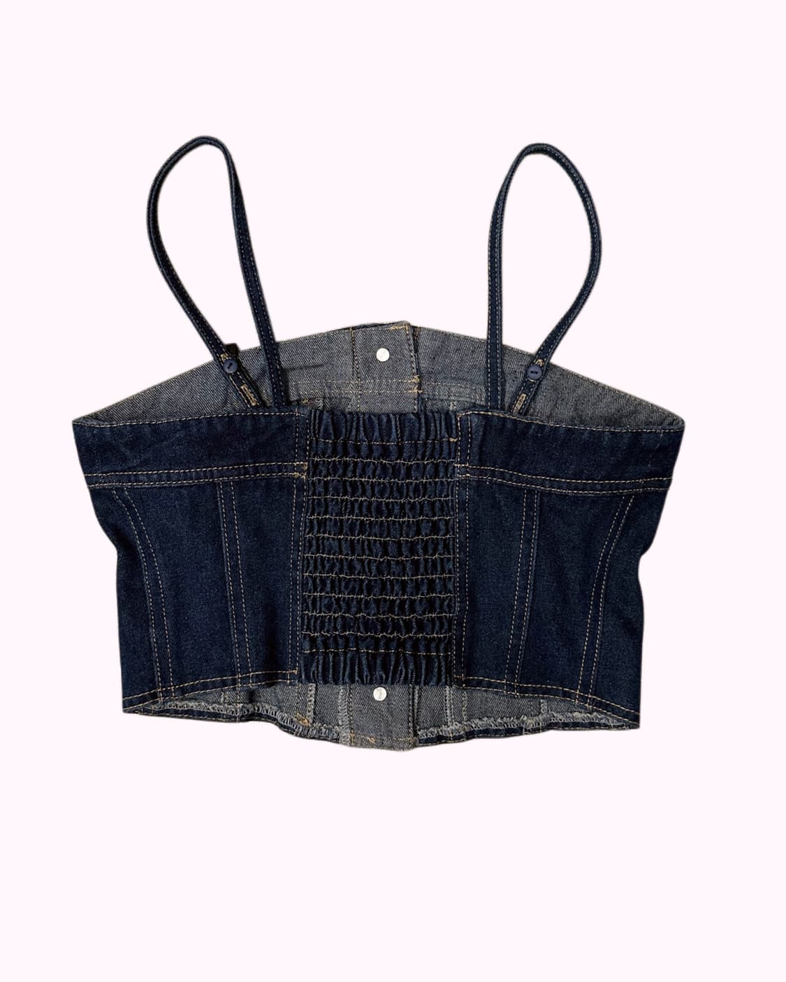 FREE'S MART denim 2way tube top 상품이미지4
