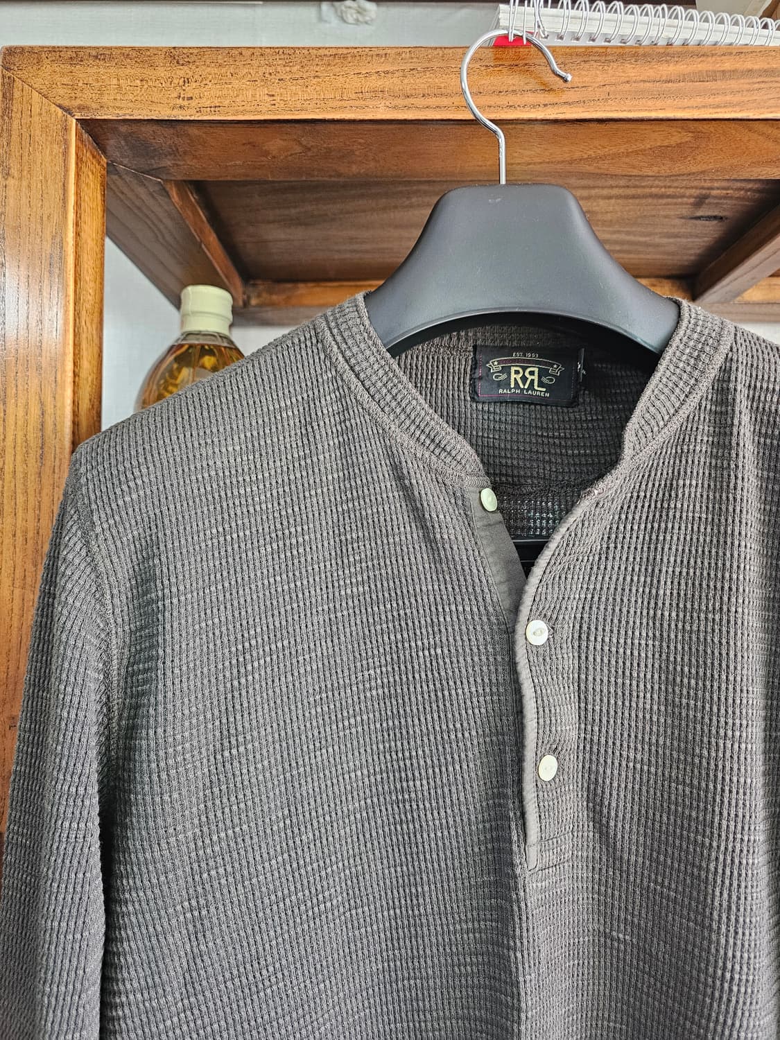 새상품!신상 폴로 RRL 랄프로렌 헨리넥 와플 긴팔 티셔츠 니트 롱슬리브 상품이미지2