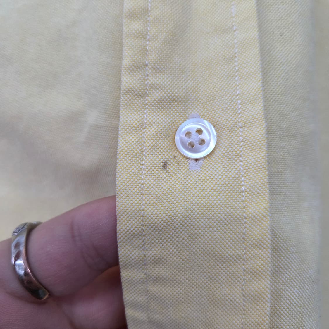 폴로 랄프로렌 옐로우 셔츠 남방 여L 상품이미지5