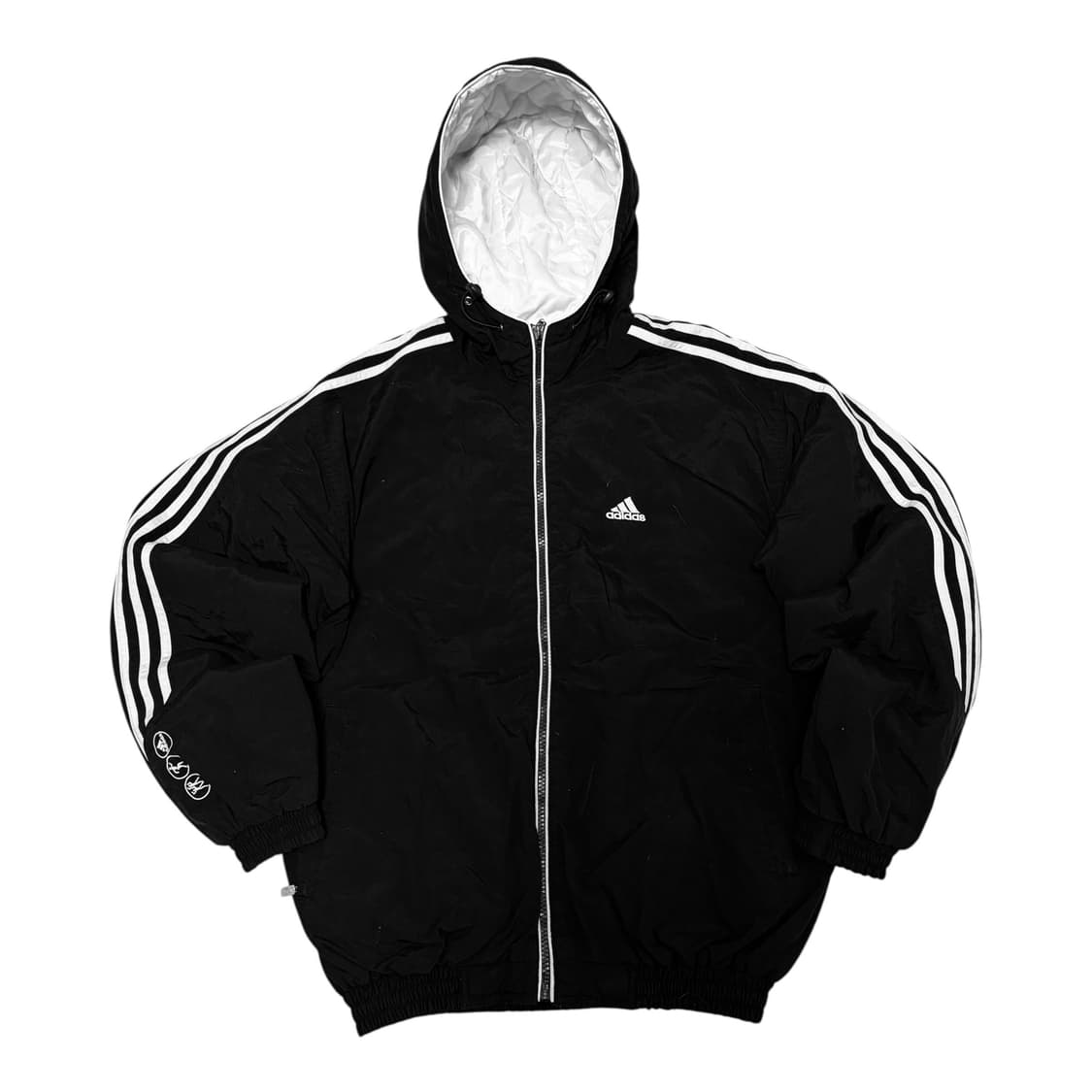 아디다스 퍼플라벨 00s 올드스쿨 검/흰 트레이닝 점퍼 세트 상품이미지2