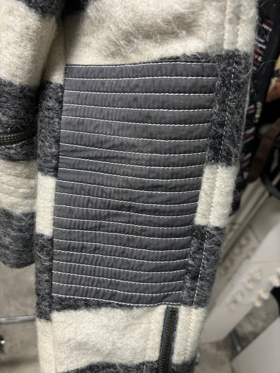 마크 바이 마크제이콥스 스트라이프 울 라이더자켓 상품이미지5