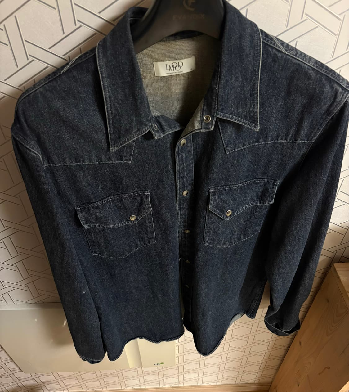 엘무드 베드가이 셔츠 다크블루 (46) 상품이미지2