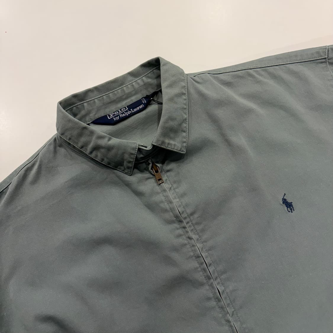 [L] 90s 폴로 랄프로렌 올드스쿨 블루종 점퍼 B458 상품이미지3