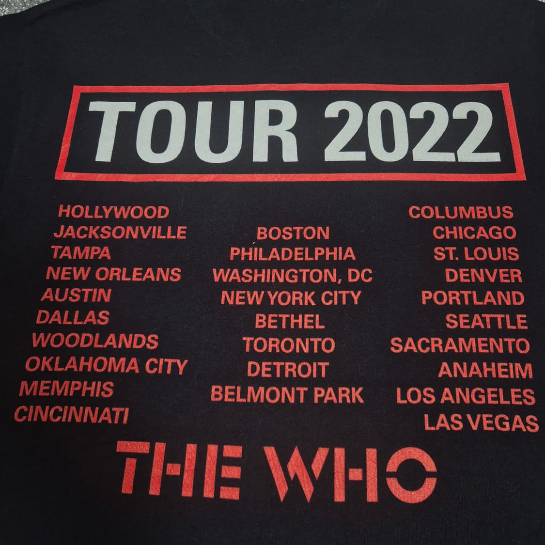 [M] THE WHO 2022 투어 오피셜 머천 -
A162 상품이미지4