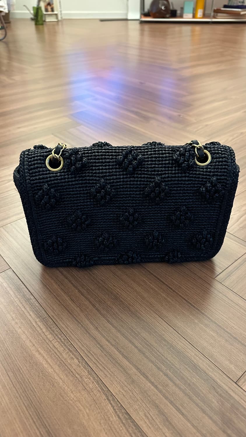 샤넬 클래식 미디움 (라피아 소재) 상품이미지9