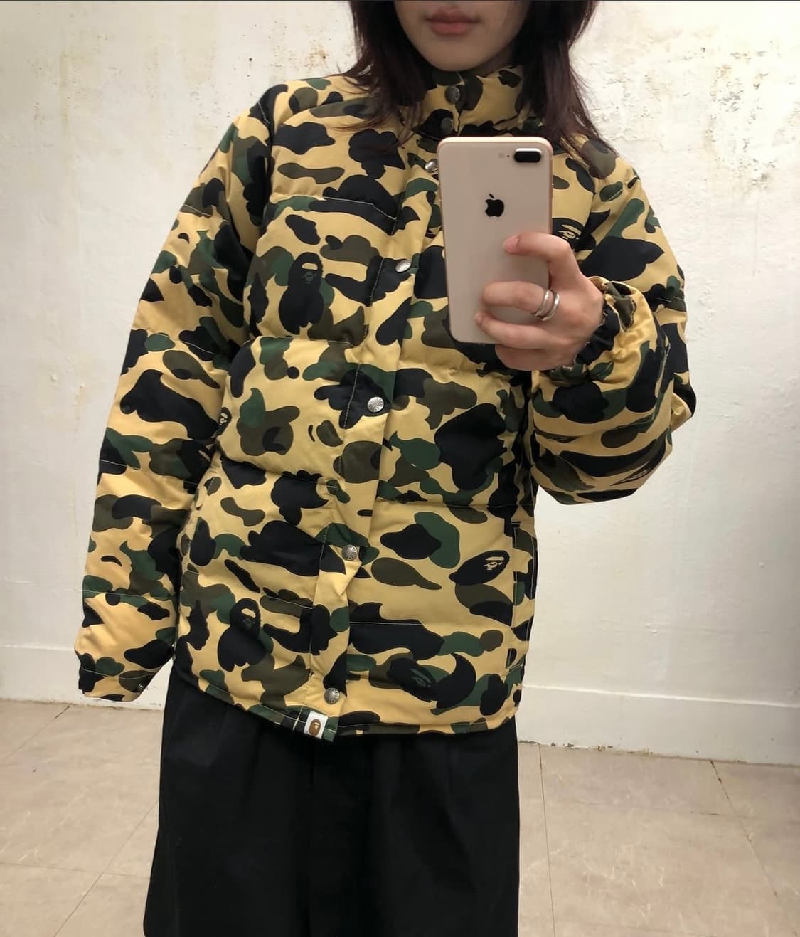 [무료배송]베이프 패딩 1st 카모 황계 상품이미지2