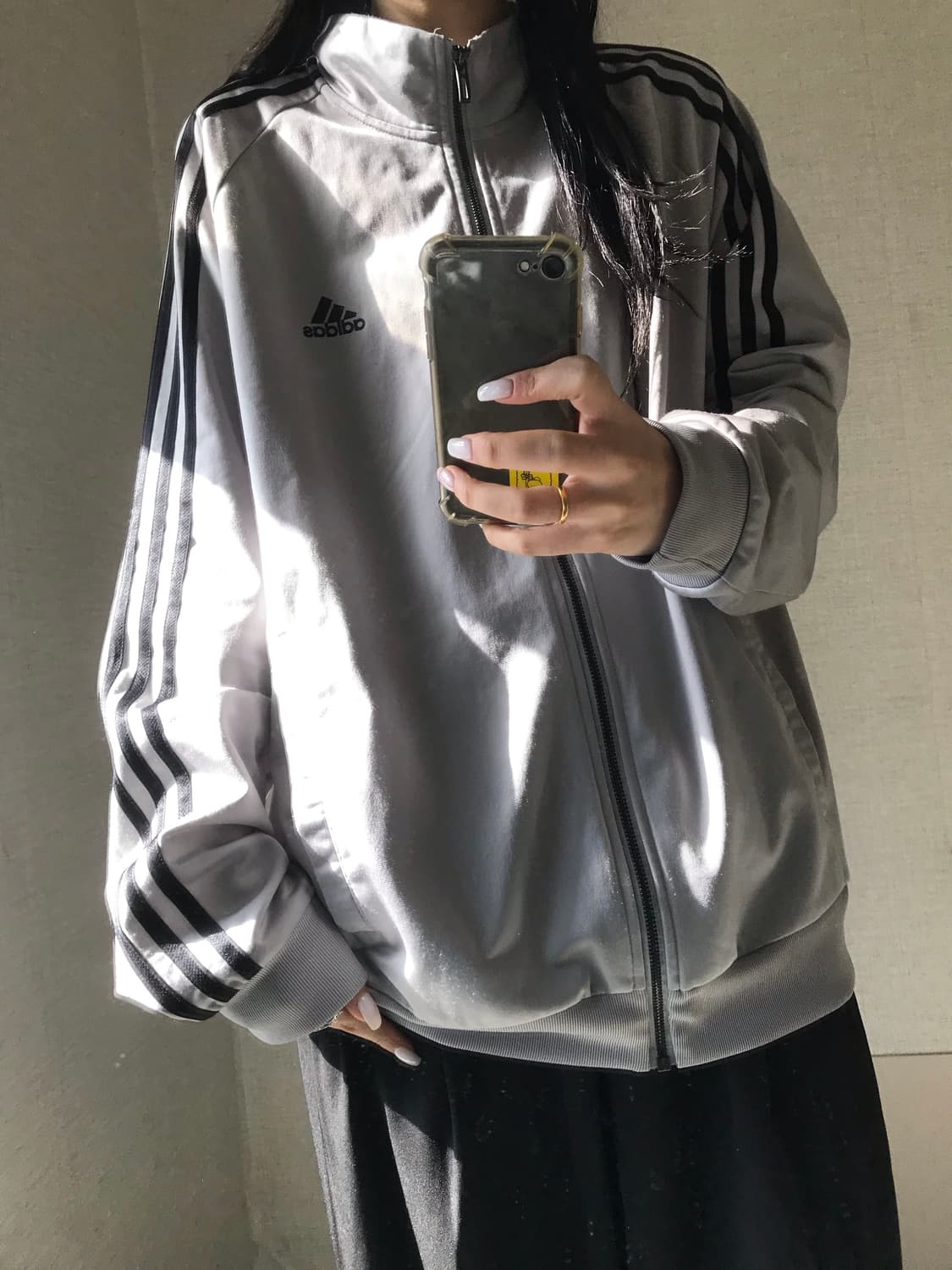 아디다스 실버 블랙 져지 상품이미지5