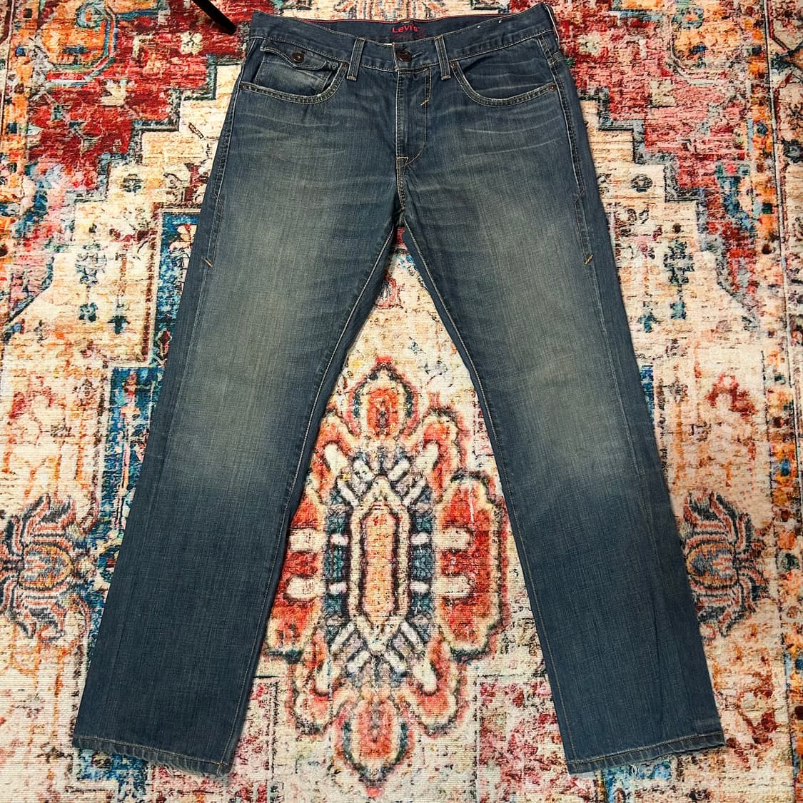 [32] 00s 리바이스 레드 부츠컷 데님 팬츠 상품이미지1