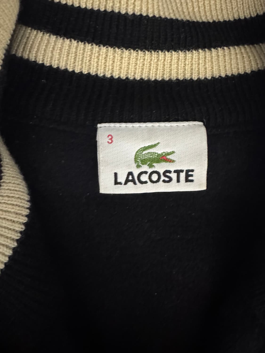 라코스테 니트 집업 상품이미지2