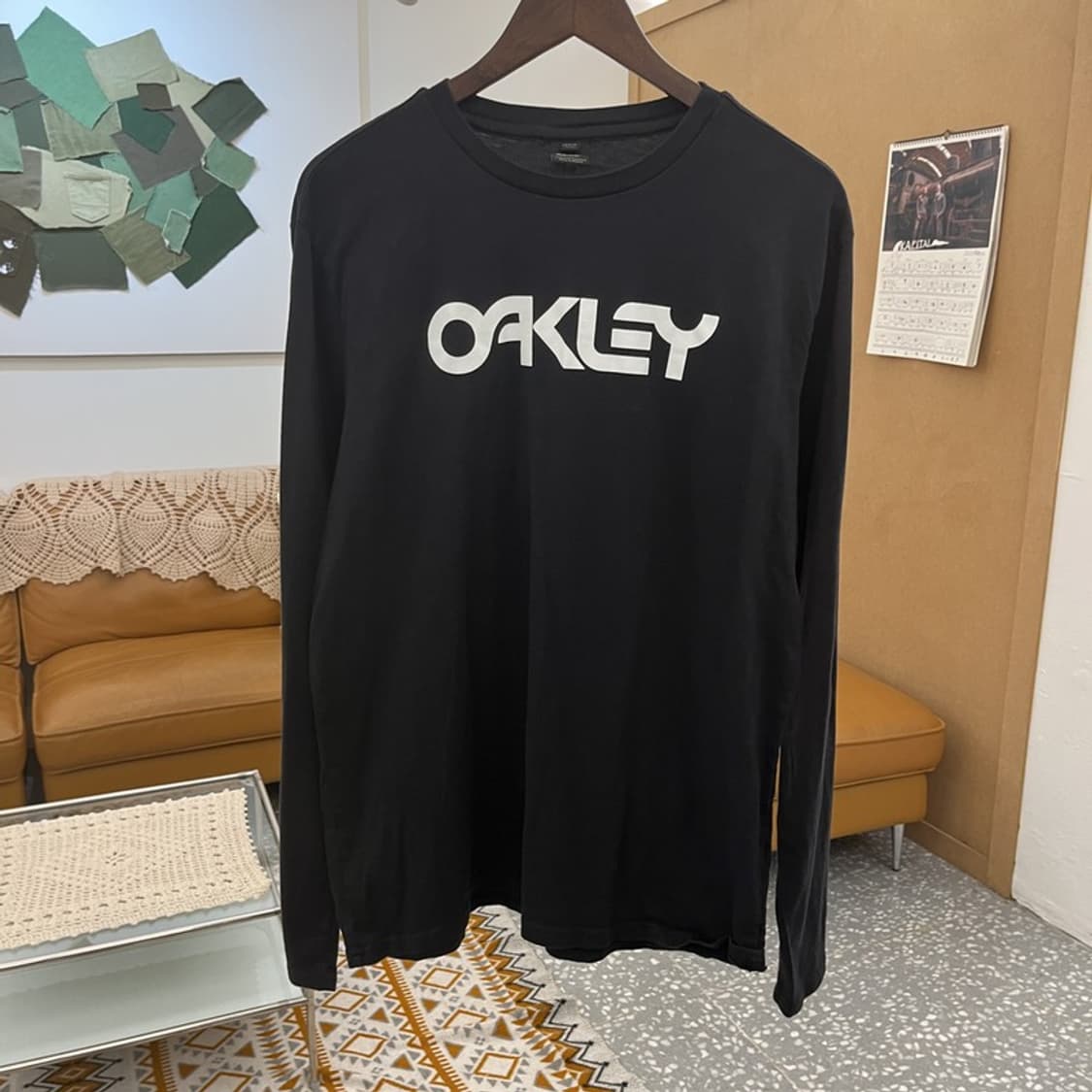 오클리 올드스쿨 빈티지 빅로고 롱슬리브 XL C10619 상품이미지3