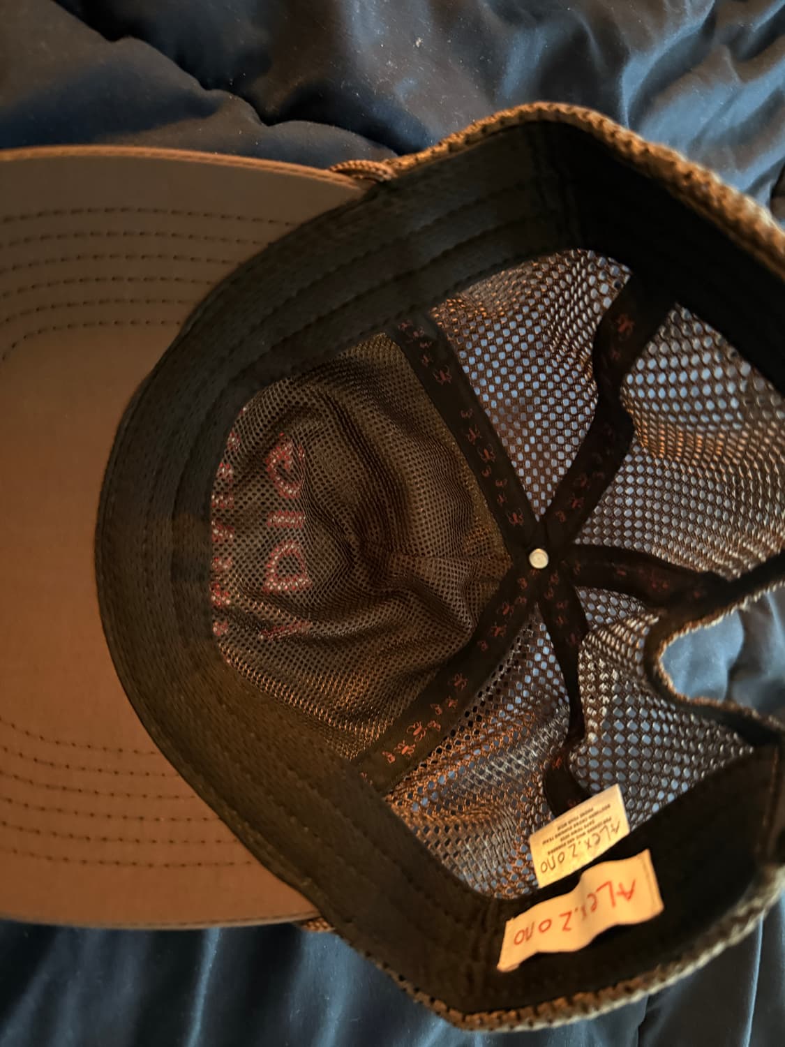 [OS] 알렉스 조노 아이 디그 러닝 트러커 햇 OG 브라운 상품이미지4