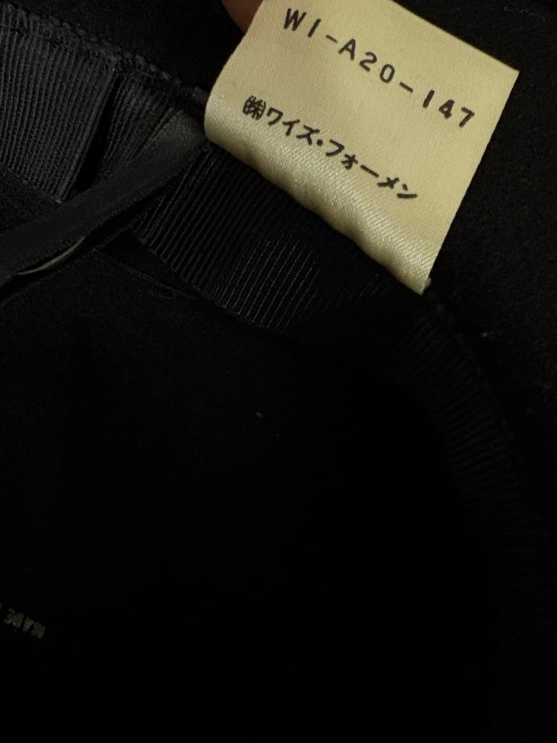 요지야마모토 울 버킷햇 페도라 모자 상품이미지6