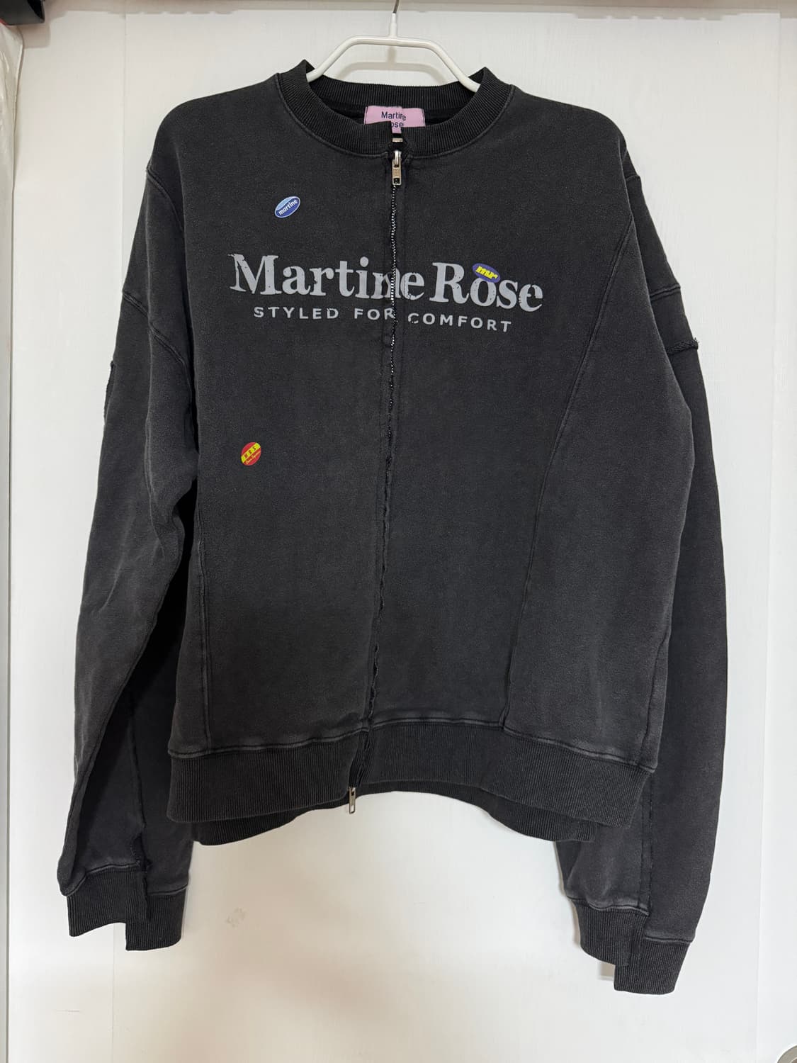 마틴 로즈 집업 크루 블랙 상품이미지1