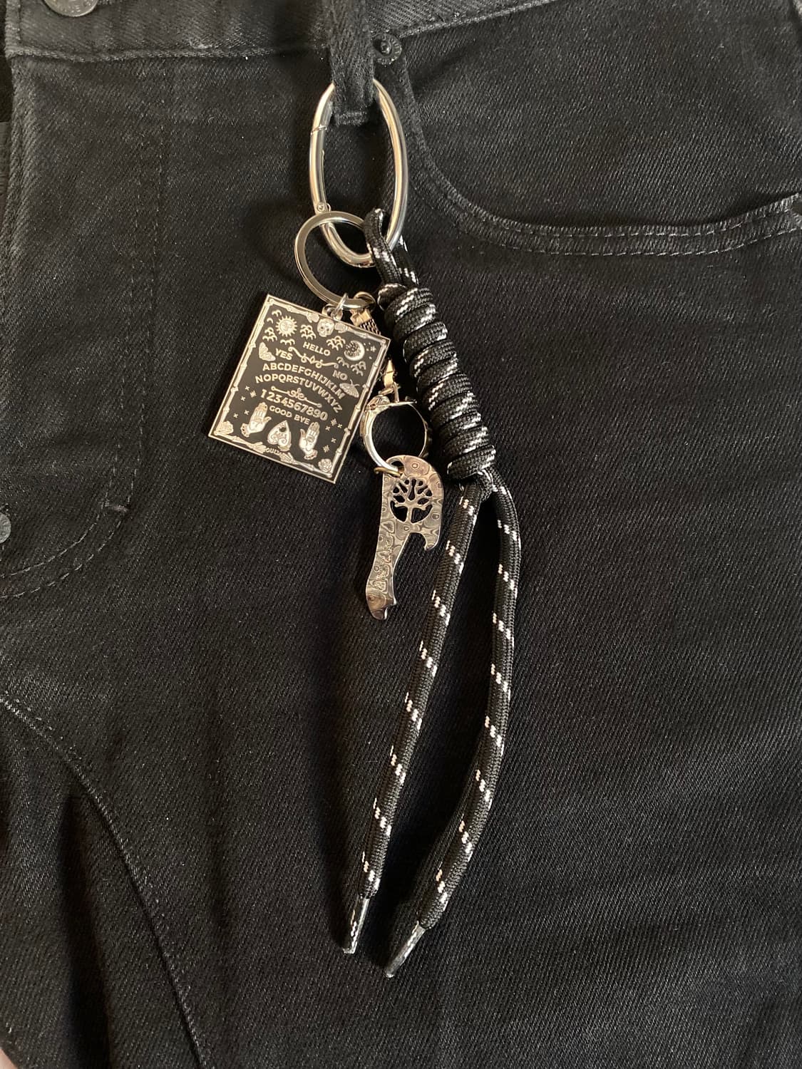 블랙 메탈 팬더트 키링 상품이미지4