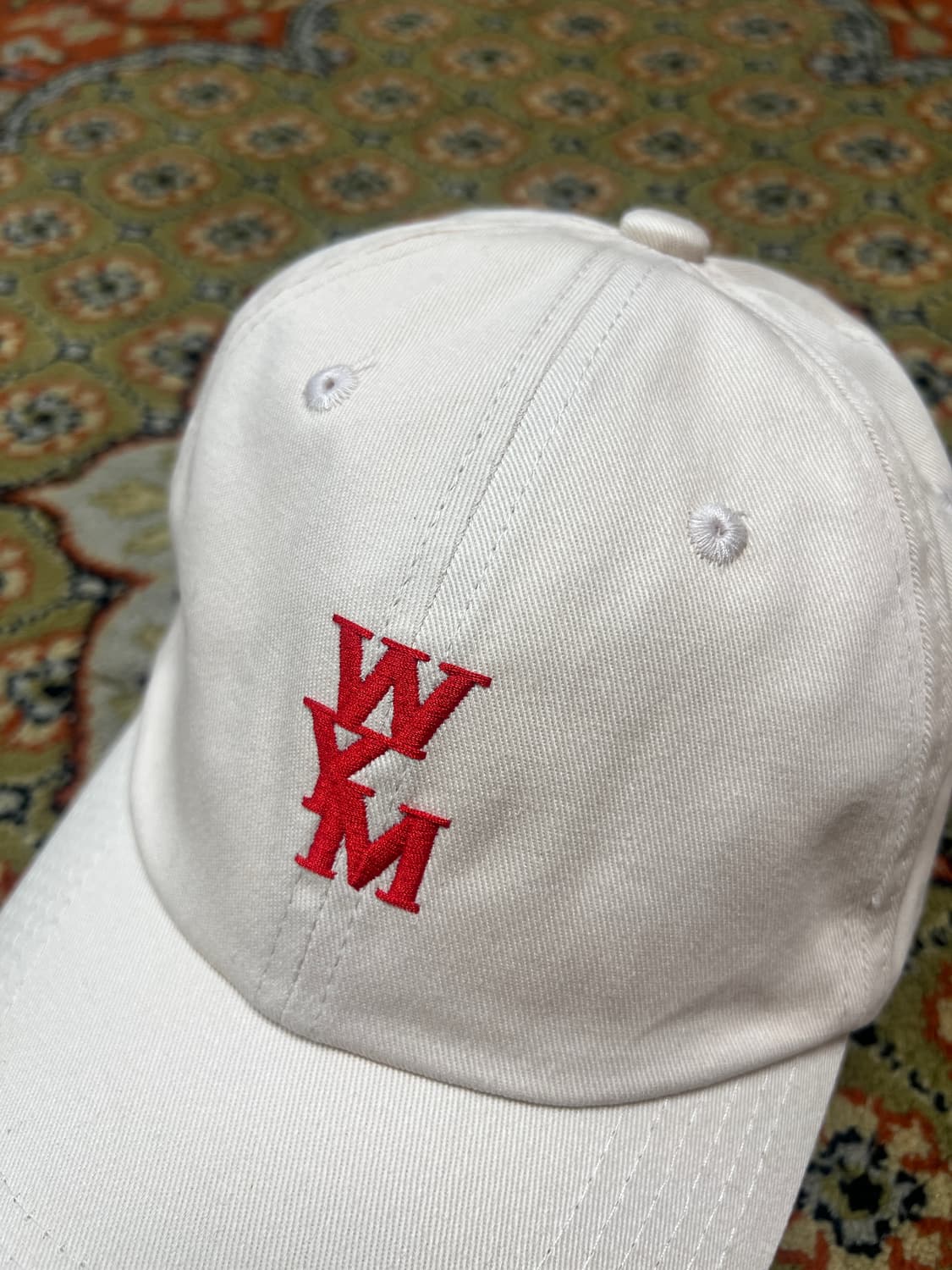 [FREE] WOOYOUNGMI 우영미 아이보리 로고 볼캡 상품이미지2