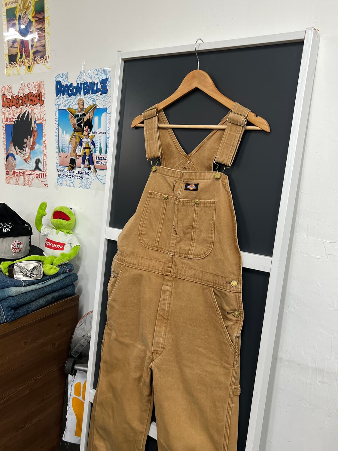 Dickies 디키즈 카펜터 롤업 멜빵 팬츠 상품이미지1