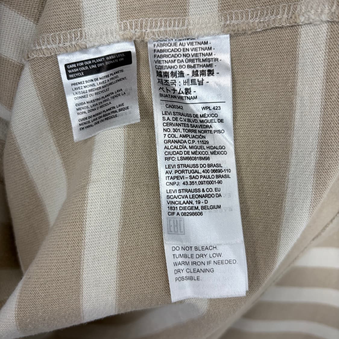 리바이스 메이드앤크래프트 패턴 티셔츠 상품이미지5