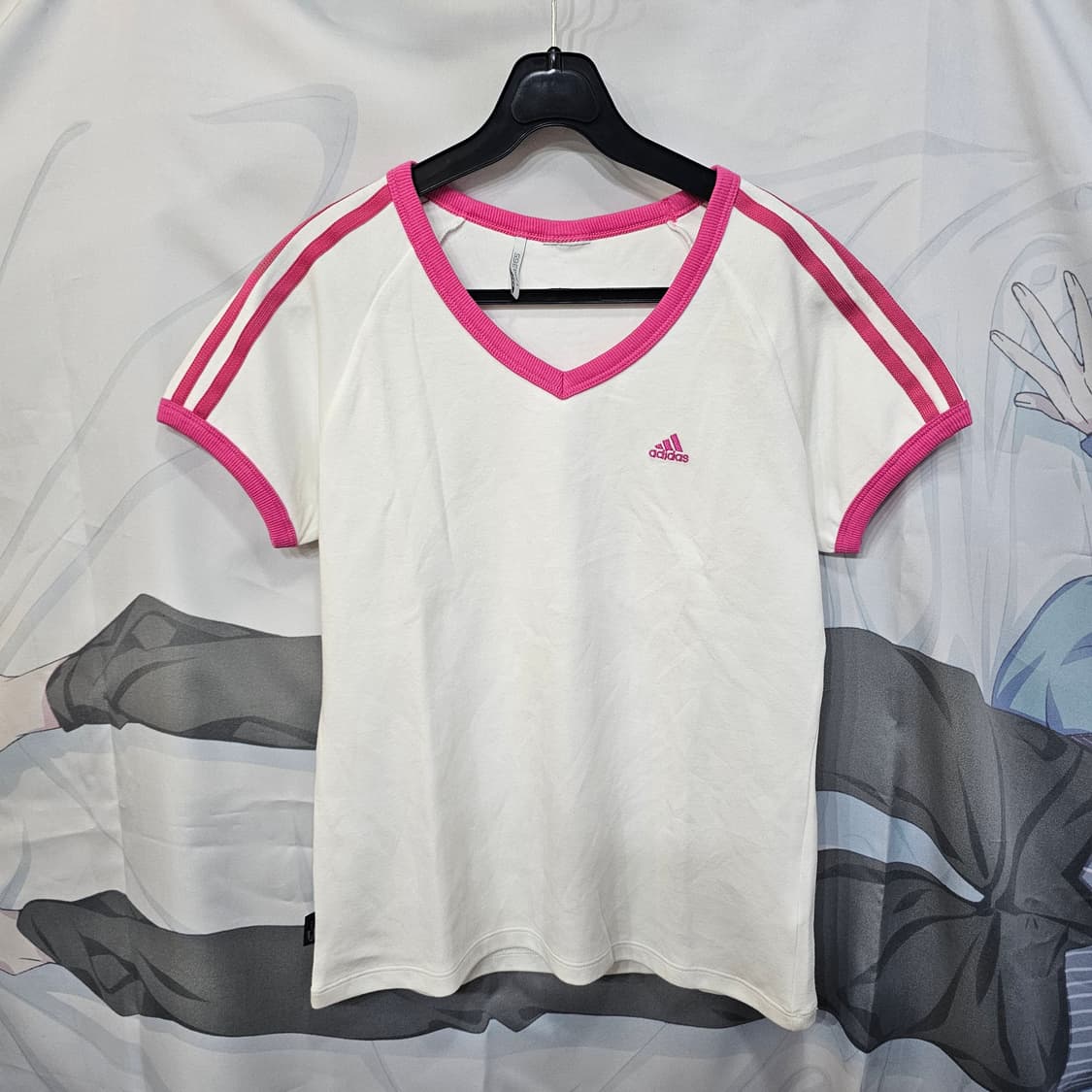 adidas 아디다스 핑크 딸기우유 브이넠 상품이미지6