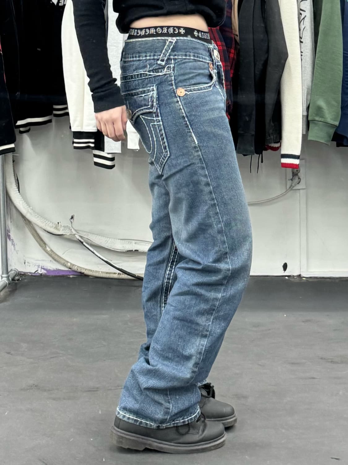 트루릴리전 조이 슈퍼티 스티치 데님팬츠 상품이미지3