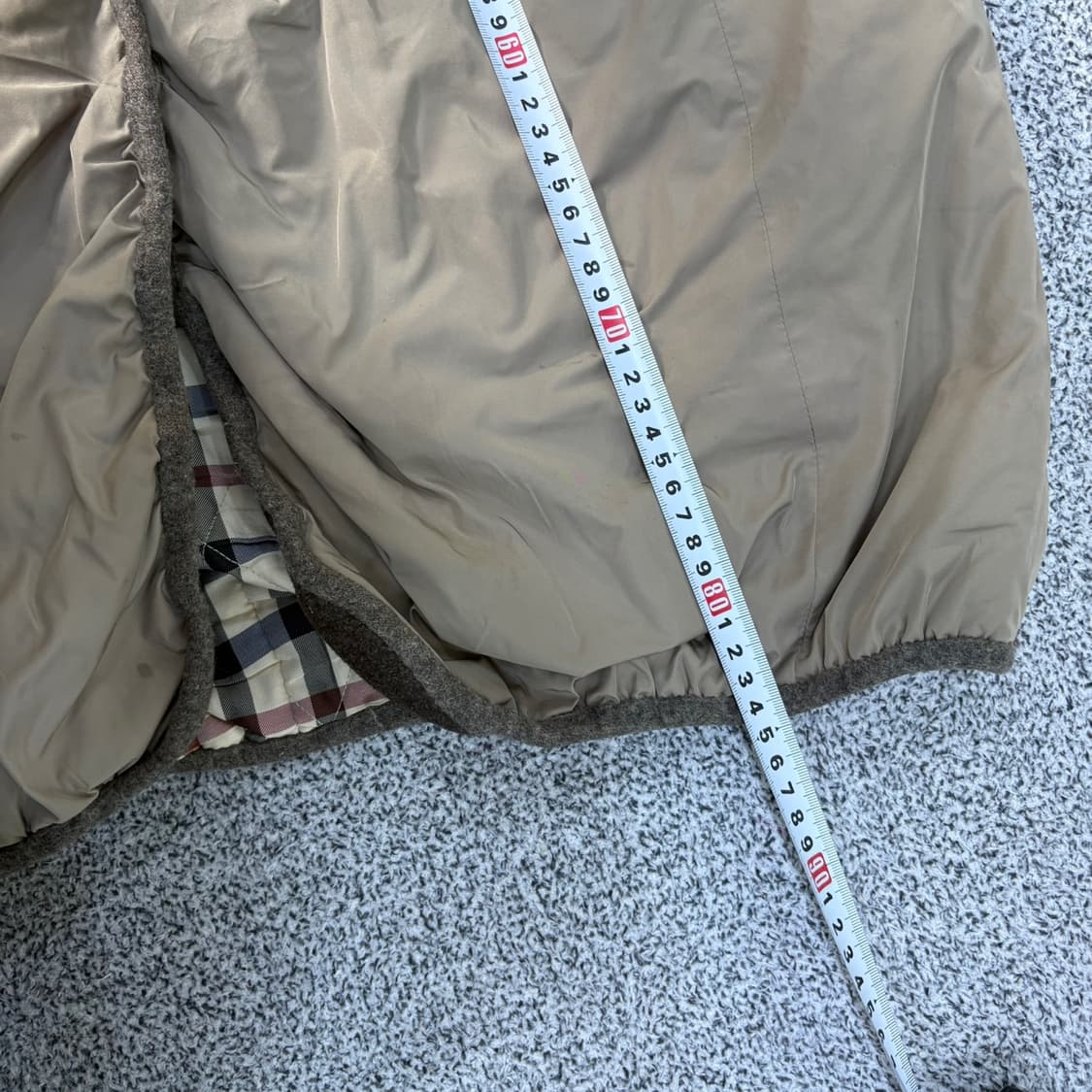 100 닥스 울 하프 코트 점퍼 0413J 상품이미지7