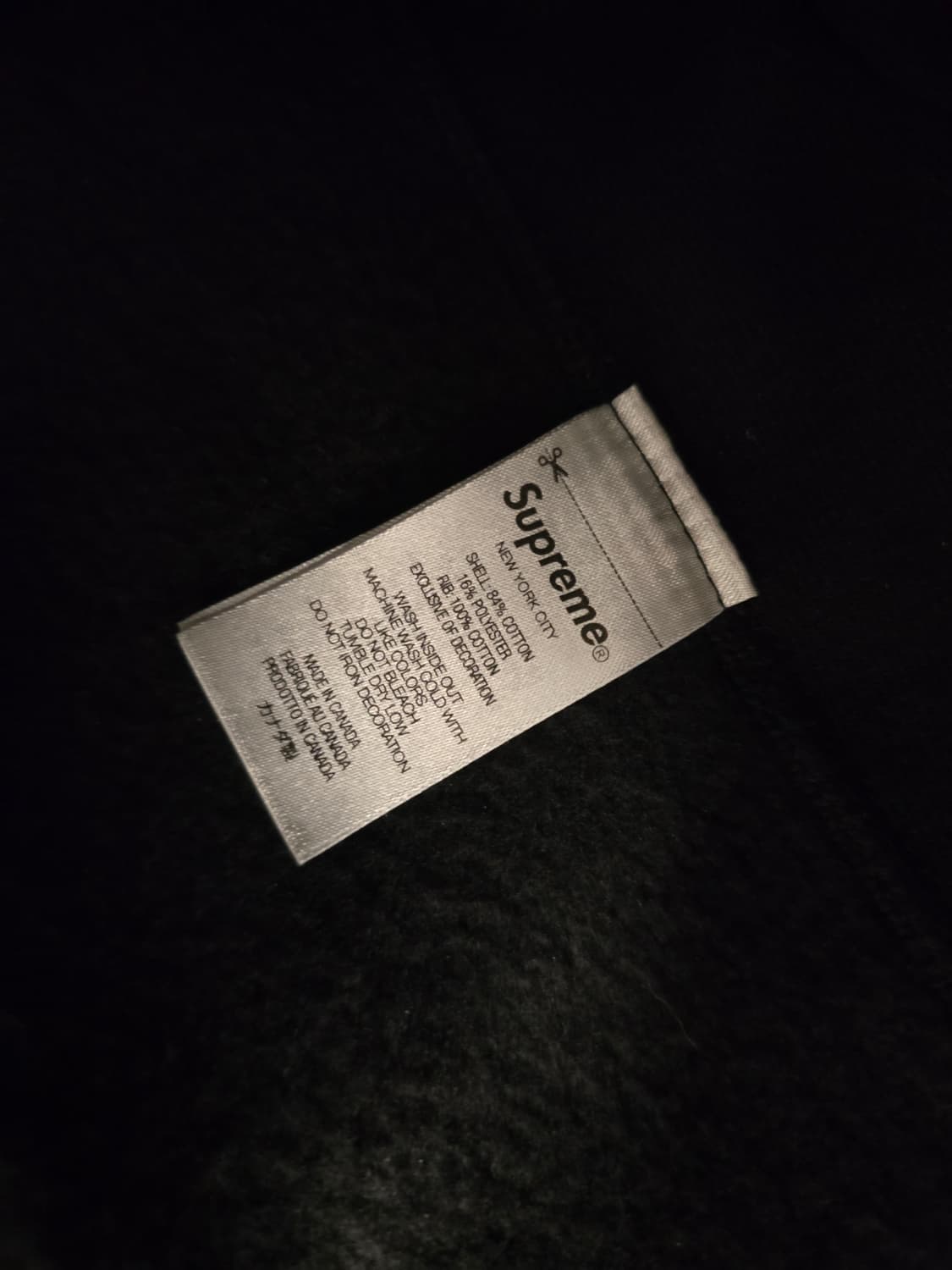 슈프림 23fw 박스로고 후드 블랙 L 새제품 상품이미지3