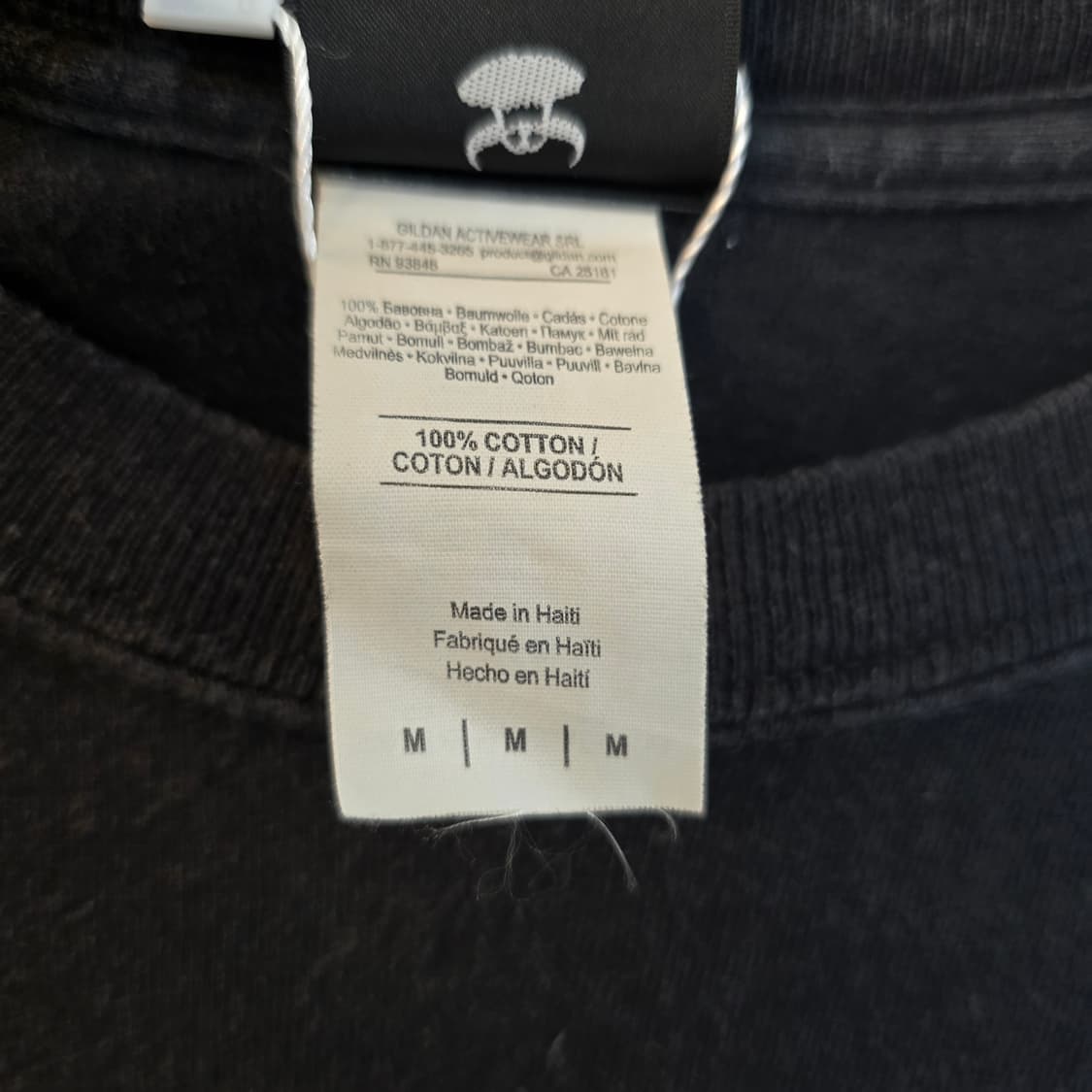 토이머신 빅로고 롱슬리브 블랙 M 오버핏 상품이미지5