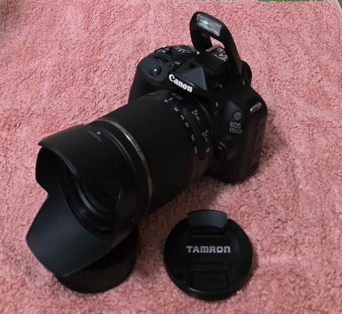 캐논 EOS 100D과 탐론 18-200mm 렌즈 팝니다 상품이미지1